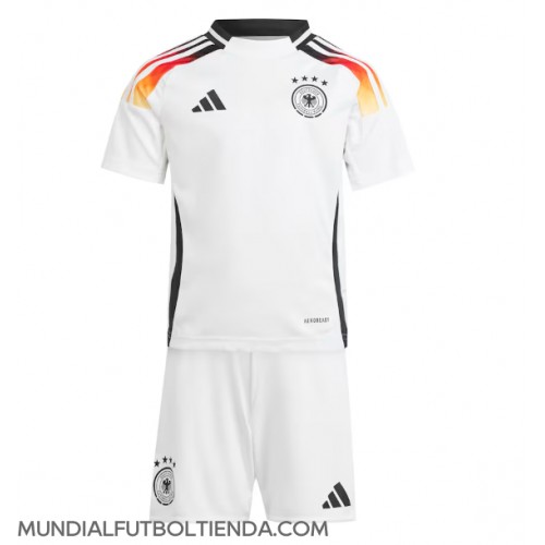 Camiseta Alemania Primera Equipación Replica Eurocopa 2024 para niños mangas cortas (+ Pantalones cortos)